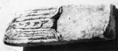 Front of a herm (Temple B).