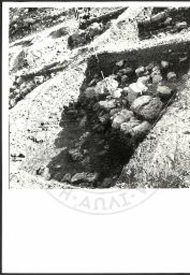 Το εντός του ορθογωνίου Σ ΥΜ IIIΒ άνδηρον (από ΝΑ).