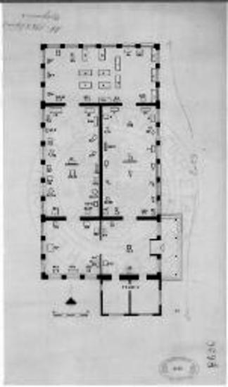 Κάτοψις του Μουσείου Θηβών με τα εν αυτώ εκθέματα.
