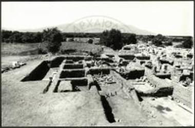 Φίλιπποι. Ανατολικά διαμερίσματα του Επισκοπείου.