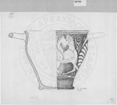 Σκύφος ερυθρόμορφος.