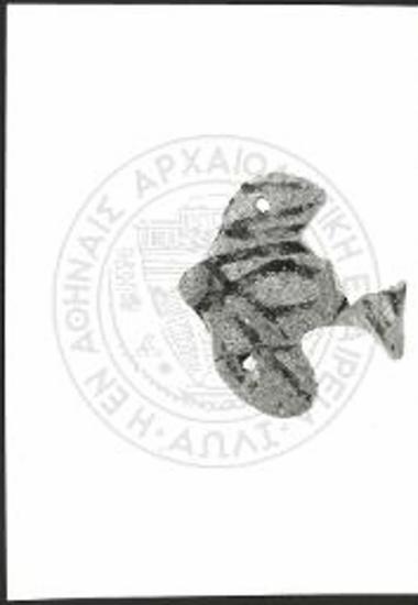 Ειδώλιο πτηνού με διάτρητα φτερά ΑΚ 57 (ΜΝ 403).