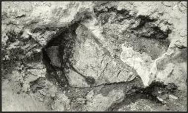 (EN) Xest? 3, 4. Fresco fragment fallen from above.