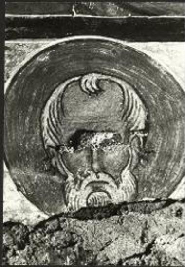 «Στου Καλού», Άγιος Βασίλειος: Ο άγιος Νικόλαος, λεπτομέρεια.