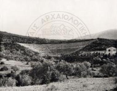 Επίδαυρος. Τοποθεσία του θεάτρου.