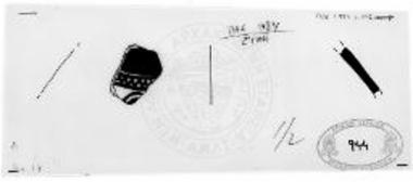 Όστρακα από τα στρώματα 1 και 2 της τομής Ι-ΙΙ.