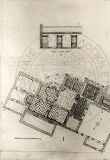 Επίδαυρος. Η ετέρα των ανωτέρω Θερμών μετά τομής του υποκαύστου.