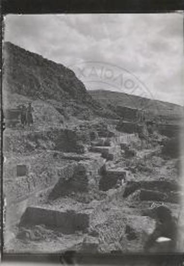 Αμνισός. Ο Μινωικός τοίχος εκ Δ.