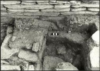 Πάρος, Κουκουναριές. Σηκός ναού. Άποψη τοίχου 1 από Ν.