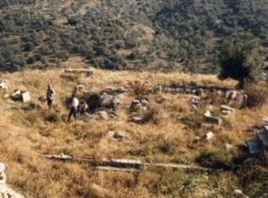 Το ιερό πριν από την αποψίλωση.