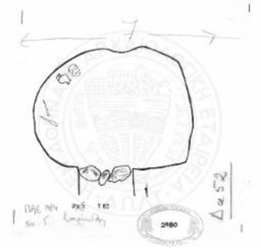 Τανάγρα. Κάτοψις του τάφου 83.