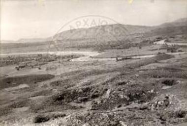 Άποψη της περιοχής πλησίον του ανασκαφικού χώρου.