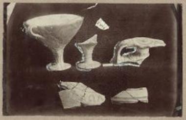 Μυκήνες, ακρόπολη, σπήλαιο. Όστρακα εκ του μεταξύ των βασιλικών τάφων των Μυκηνών ευρεθέντος σπηλαίου.