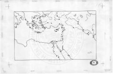 Χάρτης του μεσογειακού χώρου στην ΥΕ ΙΙΙ περίοδο.