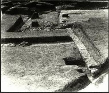 Αρχαία Πόλη. Το ΒΔ κτίσμα και τμήμα του Δυτικού Τμήματος.
