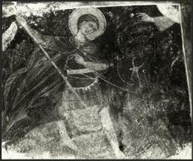Λαγκάδα, Μοναστήρι του Καβελλάρη: ο άγιος Δημήτριος.