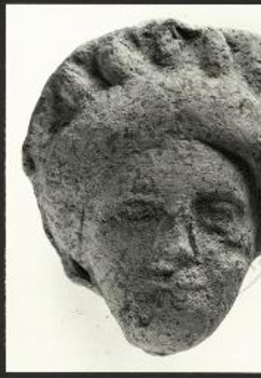 Τουρκογειτονιά. Δυτικός τομέας. Πρώτο στρώμα. Κεφάλι πήλινου ειδωλίου.