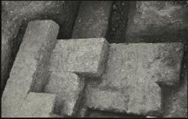 Άβδηρα. ΝΑ. γωνία θεμελίου οικοδομής σχήματος Π.