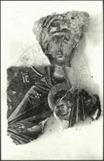 Βρεφοκρατούσα Θεοτόκος από τη δίοδο μεταξύ δυτικής και νότιας στοάς.