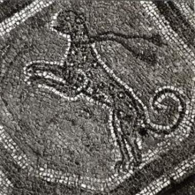 Ψηφιδωτόν νοτίου κλίτους. Λεπτομέρεια.