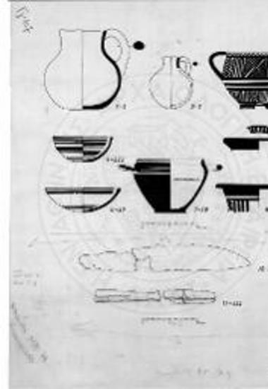 Πήλινα αγγεία εκ των πίθων. -- Σιδηρά όπλα εκ του πίθου 3.