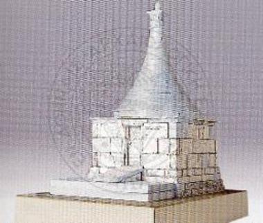 Αναπαράσταση του ταφικού μνημείου Κ3. Μακέτα του J. Ito.