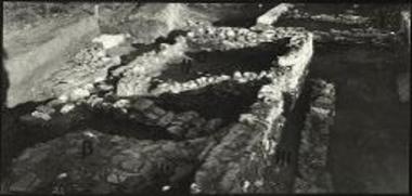 Αρχαία Άβδηρα. Εσωτερικό του βόρειου περιβόλου. Κτιριακό συγκρότημα αγρού Μακρή. Κτίριο II (φάσεις α,β).