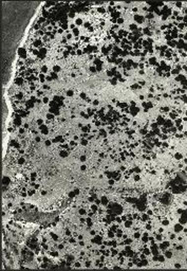 Αεροφωτογραφία του οχυρωμένου οικισμού της νησίδας του Οικονόμου.