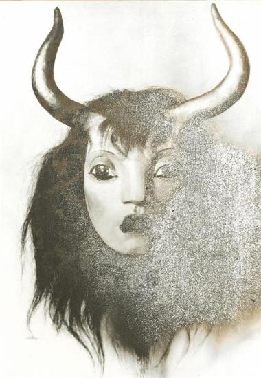 Μάσκα της Ιούς από την παράσταση 