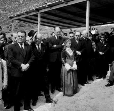 Τελετή Θεμελίωσης Συνεδριακού Κέντρου Δελφών, Δευτέρα 28 Μαρτίου 1966