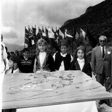 Τελετή Θεμελίωσης Συνεδριακού Κέντρου Δελφών, Δευτέρα 28 Μαρτίου 1966