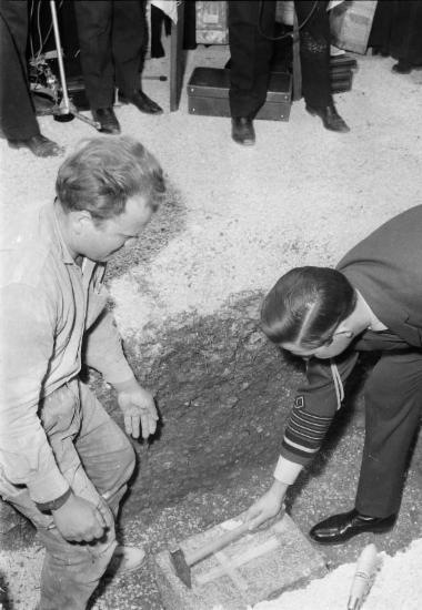 Τελετή Θεμελίωσης Συνεδριακού Κέντρου Δελφών, Δευτέρα 28 Μαρτίου 1966