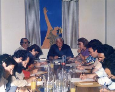 Ο Ramaz Chkhikvadze με τον καθηγητή Γιώργο Κανδύλη