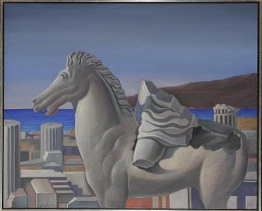 Αρχαίο μαρμάρινο άλογο