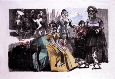 Jane Eyre Sensuality and the Stone- Self Portrait with Grandchildren