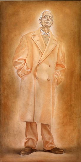Man in a pink coat