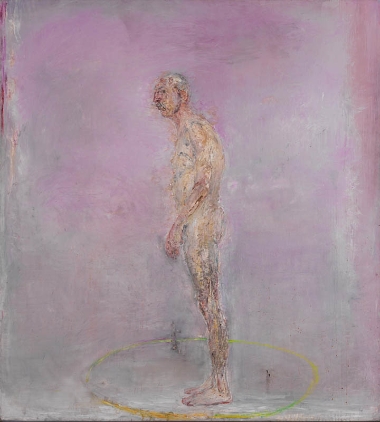 The yellow circle (triptych)