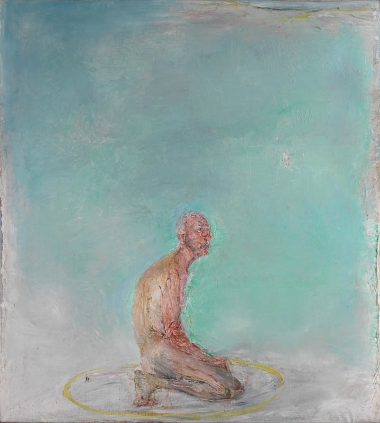 The yellow circle (triptych)