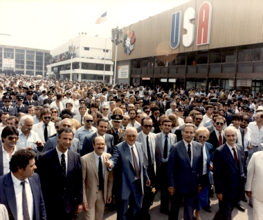 Επίσκεψη Παπανδρέου 52η ΔΕΘ 1987:Φωτογραφία 17