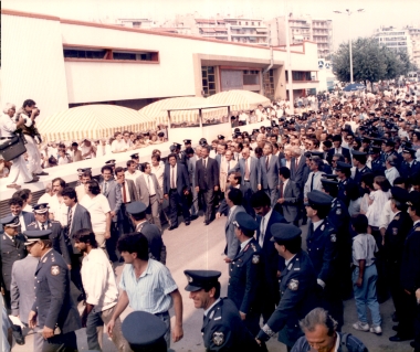 Επίσκεψη Παπανδρέου 52η ΔΕΘ 1987:Φωτογραφία 45