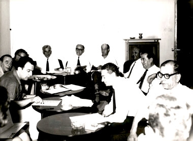 Συνεδρίαση Οργανωτικής Επιτροπής Φετ 1964:Φωτογραφια 1