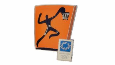Commemorative Pin Basketball