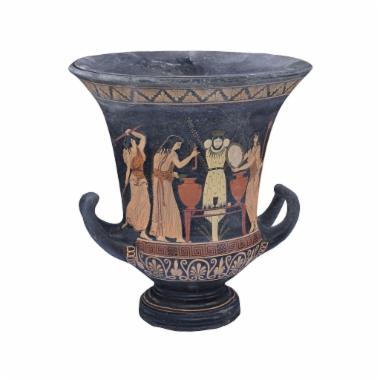 Copy vase depicting