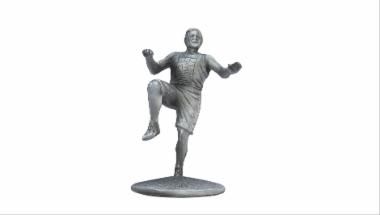 Metal statuette of an athlete from the Olympic Games Athens 1896