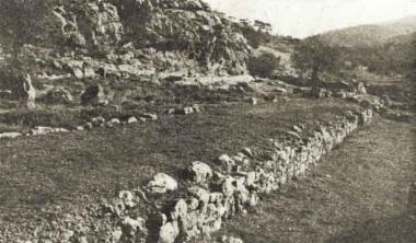 Φωτογραφία από τις ανασκαφές της Αρχαίας Ιεράς Οδού