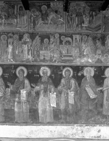 Μονή Μεγίστης Λαύρας, Τράπεζα, Δ. σκέλος. Τοιχογραφίες Β. τοίχου, συνέχεια ΑΑ-ΚΕΒΜΤ 0258 (85-87, 98-102, 118-121)