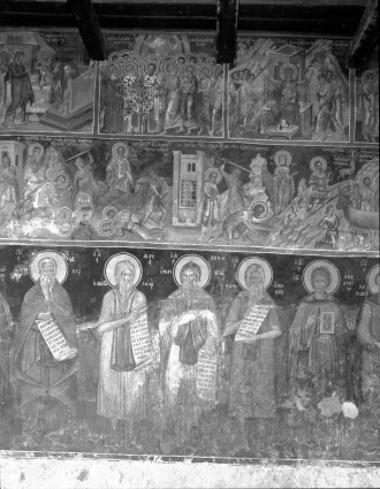 Μονή Μεγίστης Λαύρας, Τράπεζα, Δ. σκέλος. Τοιχογραφίες Β. τοίχου, συνέχεια ΑΑ-ΚΕΒΜΤ 0259 (88, 89, 102-107, 121-125)