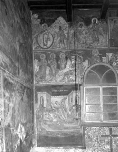 Μονή Μεγίστης Λαύρας, Τράπεζα, Β. σκέλος. Τοιχογραφίες Αν. τοίχου, βόρεια άκρη (133, 134, 138-142, 149)