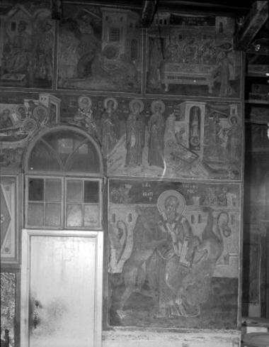 Μονή Μεγίστης Λαύρας, Τράπεζα, Β. σκέλος. Τοιχογραφίες Αν. τοίχου, συνέχεια ΑΑ-ΚΕΒΜΤ 270 (136, 137, 144-148, 150)