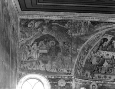 Μονή Βατοπεδίου, Τράπεζα, Ν. σκέλος. Μέτωπο της αψίδας, ανατολικό τμήμα. Η Γέννηση του Χριστού (22)